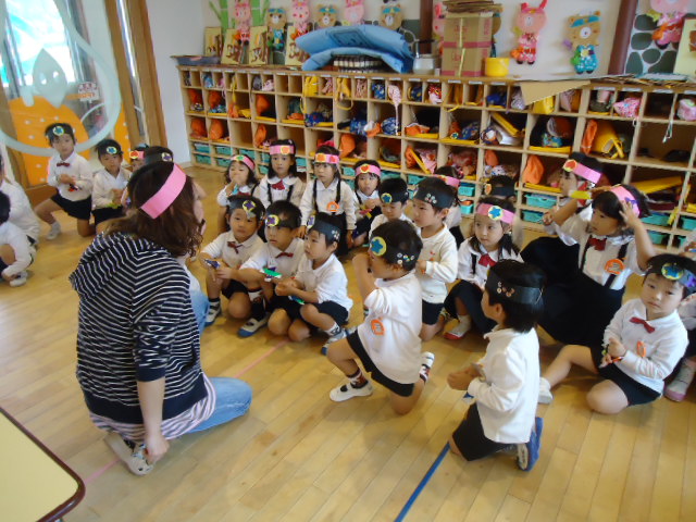 11年度までの くにとう幼稚園のせんせいブログ 忍者ごっこをして遊んだよ